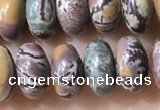 CRB5342 15.5 inches 5*8mm rondelle artistic jasper beads