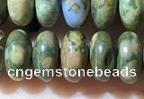 CRB5347 15.5 inches 5*8mm rondelle rhyolite beads wholesale