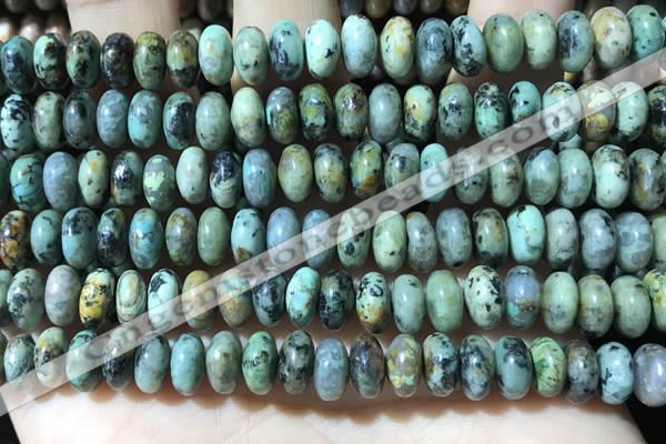 CRB5348 15.5 inches 5*8mm rondelle African turquoise beads