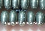 CRB5351 15.5 inches 5*8mm rondelle pyrite beads wholesale