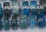 CRB539 15.5 inches 7*14mm tyre apatite gemstone beads wholesale