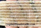 CRB5412 15 inches 2.5*4mm rondelle yellow watermelon beads