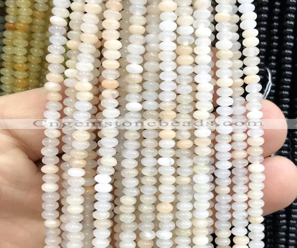 CRB5422 15 inches 2.5*4mm rondelle pink aventurine jade beads