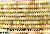 CRB5423 15 inches 2.5*4mm rondelle yellow aventurine jade beads