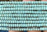 CRB5473 15 inches 2.5*4mm rondelle synthetic turquoise beads
