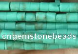 CRB5522 15 inches 2*2mm heishi synthetic turquoise beads wholesale