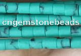 CRB5523 15 inches 2*2mm heishi synthetic turquoise beads wholesale