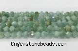 CRB5650 15.5 inches 5*8mm-6*10mm faceted rondelle jade beads wholesale