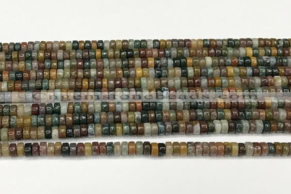 CRB5673 15 inches 3*4mm heishi ocean agate beads wholesale