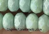 CRB5706 15 inches 5*8mm faceted rondelle AB-color jade beads