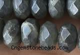 CRB5708 15 inches 5*8mm faceted rondelle AB-color labradorite beads