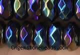 CRB5711 15 inches 5*8mm faceted rondelle AB-color gemstone beads