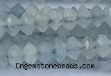 CRB5742 15 inches 2*3mm faceted aquamarine beads