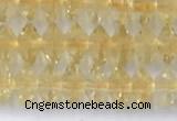 CRB5770 15 inches 3*4mm faceted citrine beads