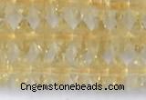 CRB5770 15 inches 3*4mm faceted citrine beads