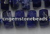 CRB584 15.5 inches 8*16mm faceted rondelle sodalite beads