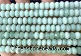CRB6238 15 inches 5*8mm faceted rondelle green aventurine jade beads
