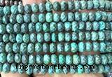 CRB6245 15 inches 5*8mm faceted rondelle dyed jade beads