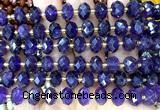 CRB6301 15 inches 6*10mm faceted rondelle amethyst beads