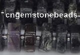 CRB635 15.5 inches 8*16mm tyre charoite gemstone beads