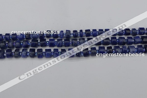 CRB638 15.5 inches 5*8mm tyre sodalite gemstone beads