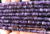 CRB6503 15 inches 2*6mm rondelle dogtooth amethyst beads