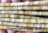 CRB6514 15 inches 2*6mm rondelle yellow aventurine jade beads