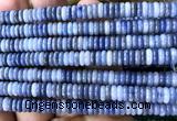 CRB6516 15 inches 2*6mm rondelle blue aventurine jade beads