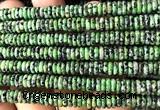 CRB6554 15 inches 2*6mm rondelle imitation ruby zoisite beads