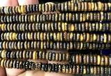 CRB6571 15 inches 2*6mm rondelle yellow tiger eye beads wholesale