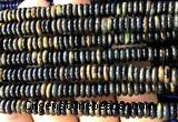CRB6572 15 inches 2*6mm rondelle blue tiger eye beads wholesale