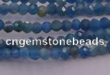 CRB700 15.5 inches 2*3mm faceted rondelle apatite gemstone beads