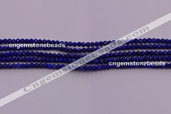 CRB701 15.5 inches 2*3mm faceted rondelle lapis lazuli beads