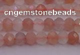 CRB715 15.5 inches 3*4mm faceted rondelle rainbow moonstone beads