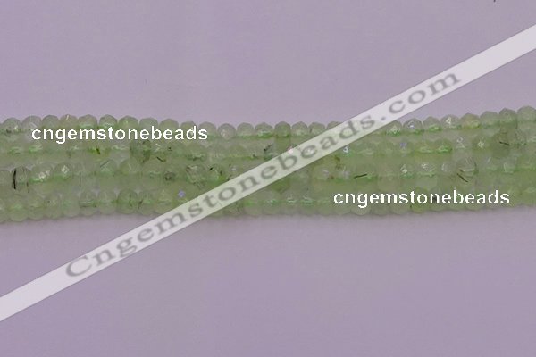 CRB724 15.5 inches 3*5mm faceted rondelle prehnite gemstone beads