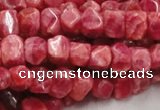 CRC06 16 inches 8*10mm nugget rhodochrosite gemstone beads wholesale