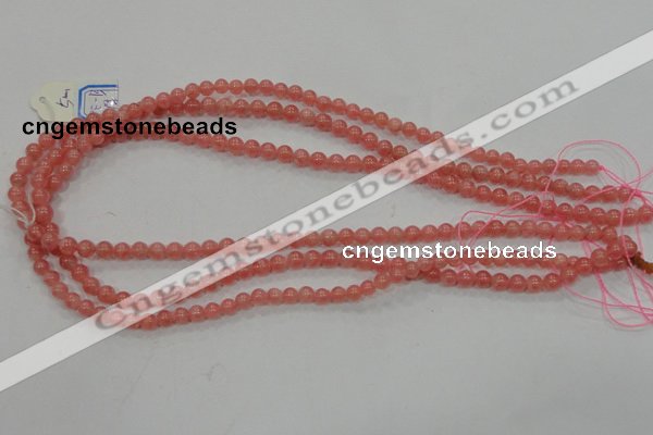 CRC101 15.5 inches 5mm round natural argentina rhodochrosite beads