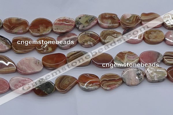 CRC1015 15.5 inches 8*12mm - 12*16mm freeform rhodochrosite beads