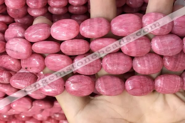 CRC1063 15.5 inches 13*18mm oval rhodochrosite beads wholesale