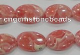 CRC107 15.5 inches 15*20mm oval natural argentina rhodochrosite beads