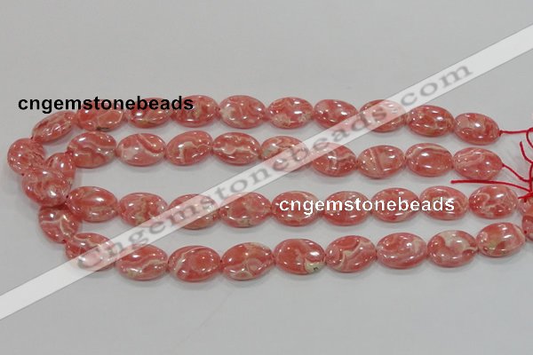 CRC107 15.5 inches 15*20mm oval natural argentina rhodochrosite beads