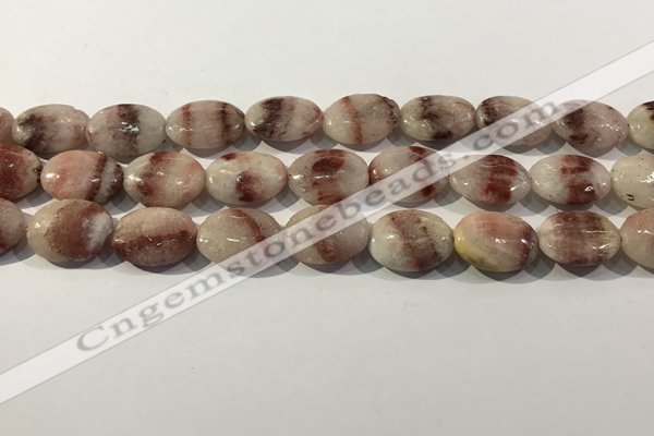 CRC1076 15.5 inches 15*20mm oval rhodochrosite beads wholesale