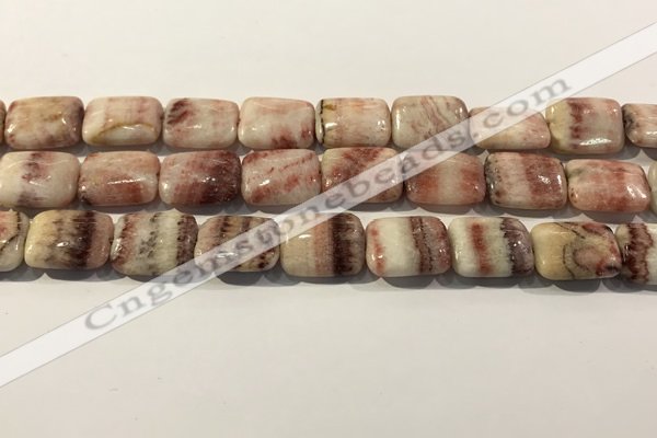 CRC1098 15.5 inches 15*20mm rectangle rhodochrosite beads