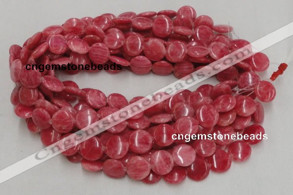 CRC11 16 inches 12mm coin rhodochrosite gemstone beads wholesale