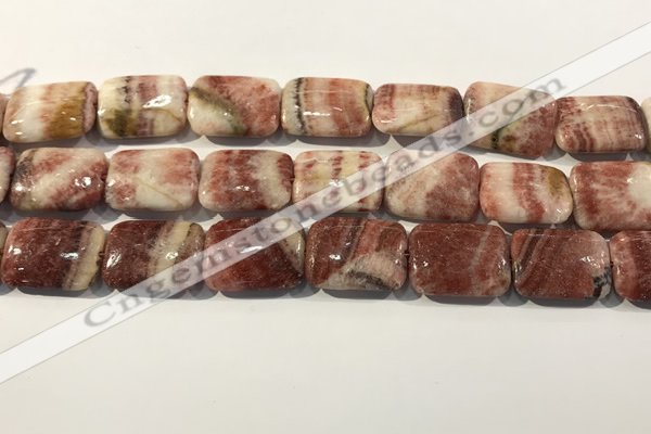 CRC1102 15.5 inches 18*25mm rectangle rhodochrosite beads