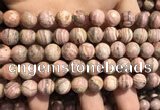 CRC1152 15.5 inches 10mm round rhodochrosite gemstone beads