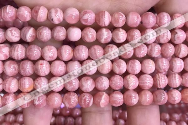 CRC1160 15.5 inches 7mm round rhodochrosite gemstone beads