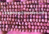 CRC1173 15.5 inches 6mm faceted round rhodochrosite beads wholesale