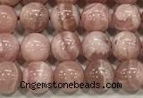 CRC1187 15.5 inches 7mm round Argentina rhodochrosite beads