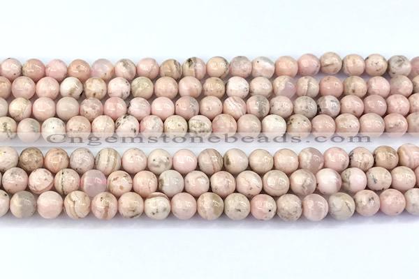 CRC1196 15 inches 6mm round rhodochrosite gemstone beads